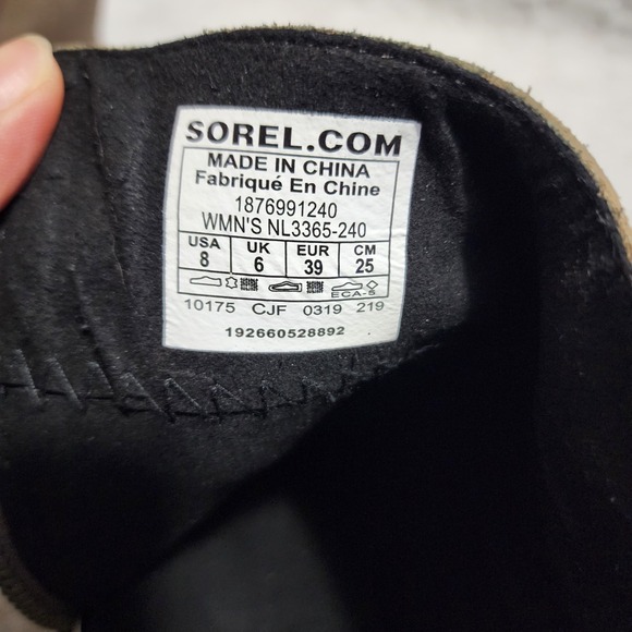 Sorel Women's Joan Of Arctic Wedge II Boot Sz 8 Brown Ankle Booties NL3365-240 - Picture 12 of 12